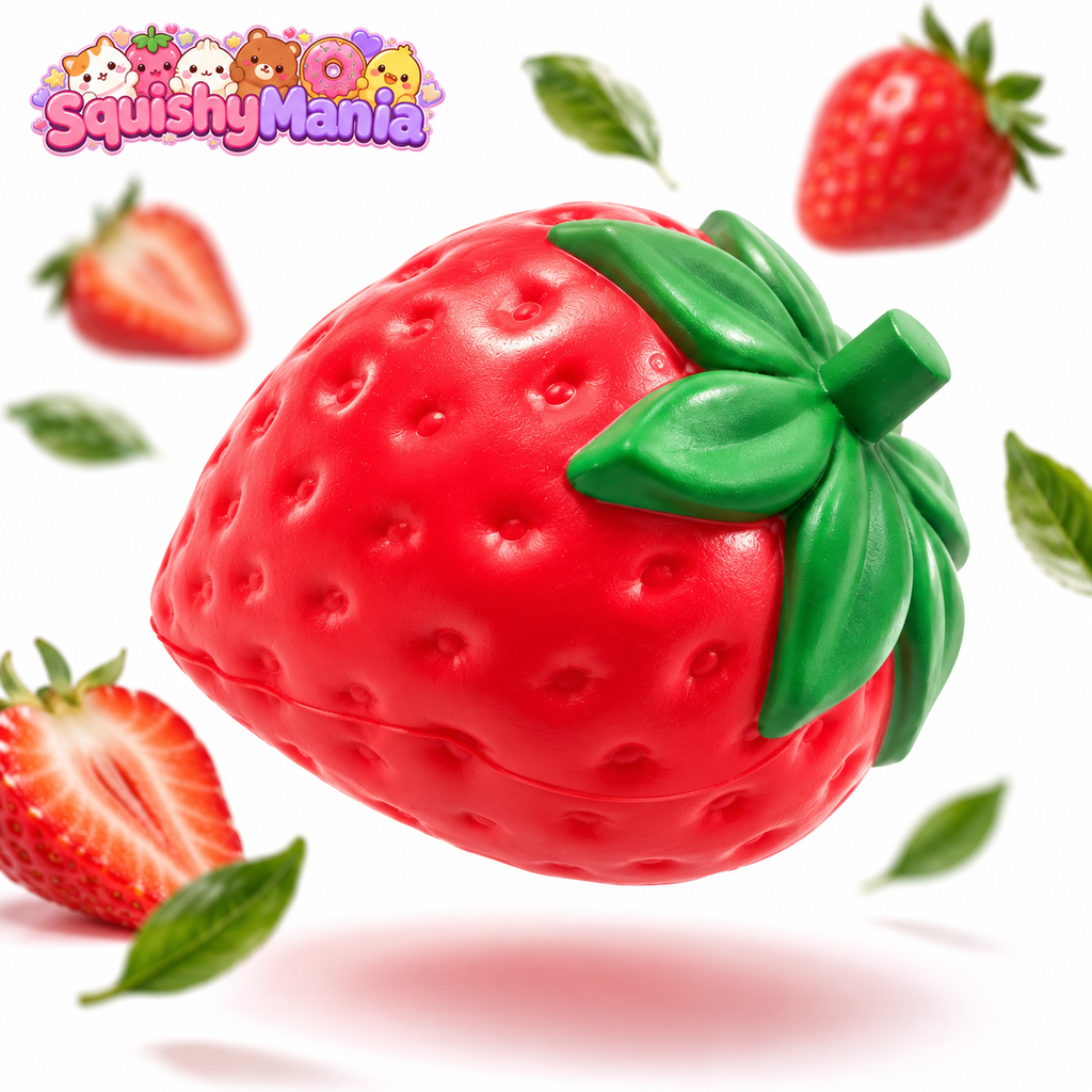 SquishyMania Super Jumbo Strawberry Squishy