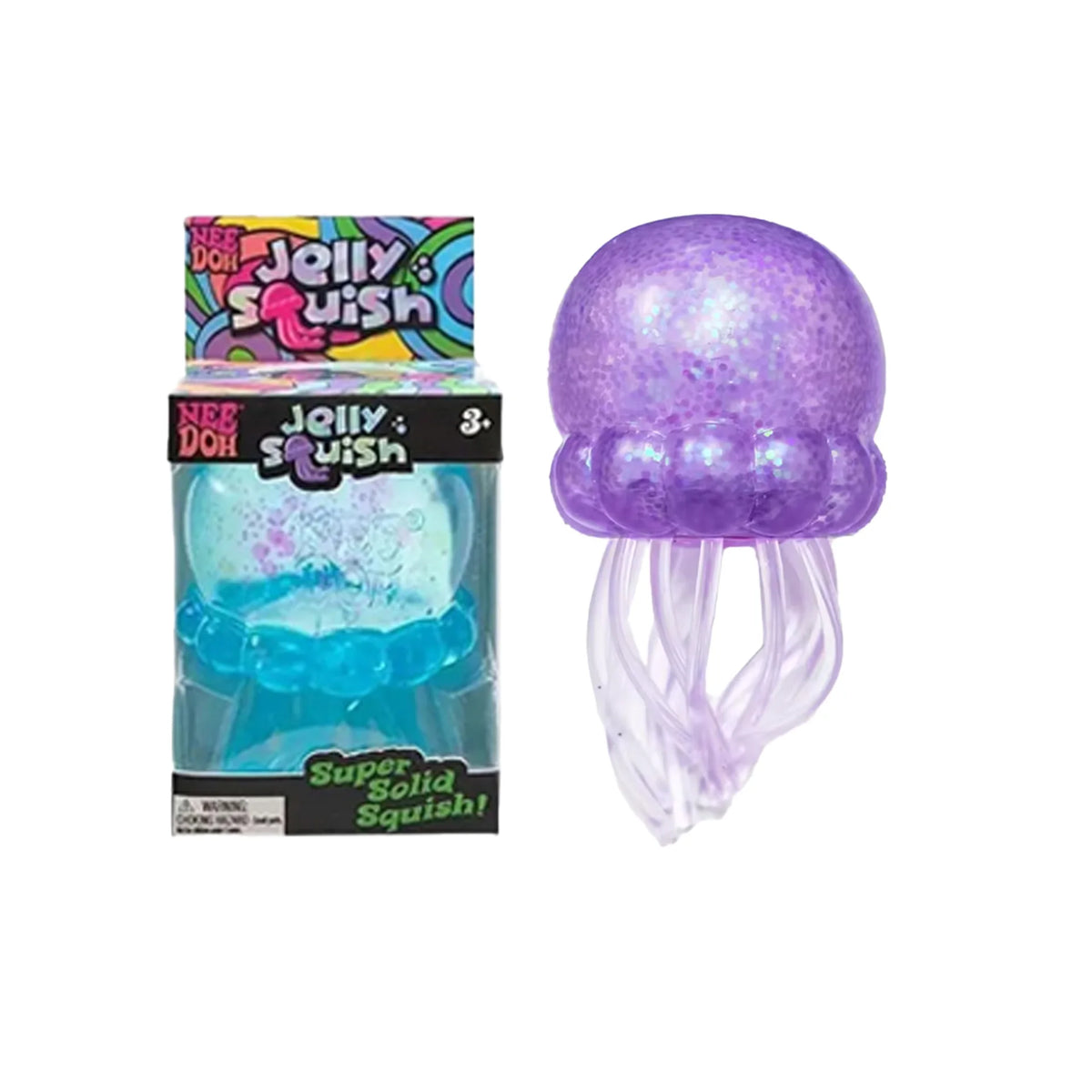 SquishyMania Glitter Octopus Squishy Toy