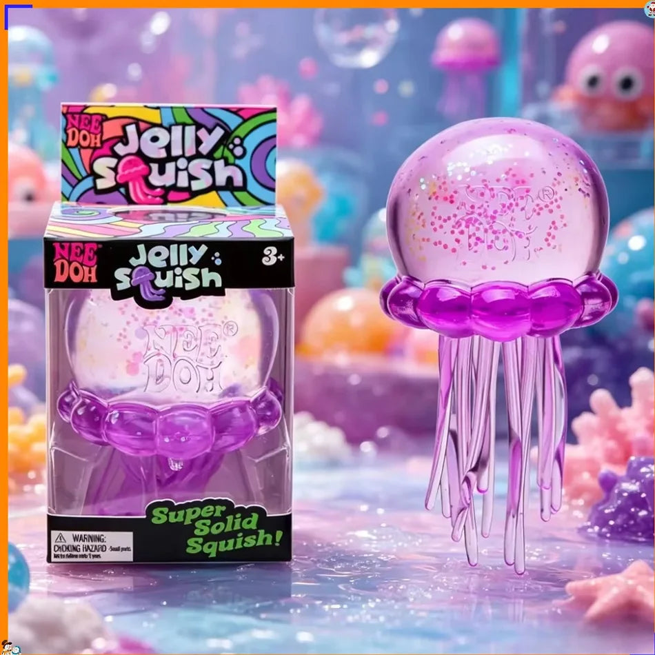 SquishyMania Glitter Octopus Squishy Toy