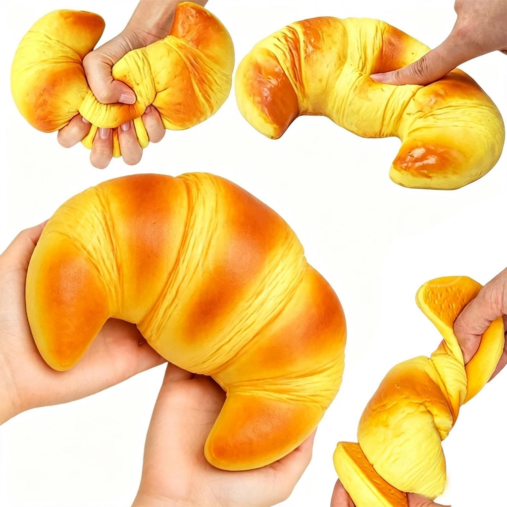 SquishyMania Squishy Croissant Squeeze Toy