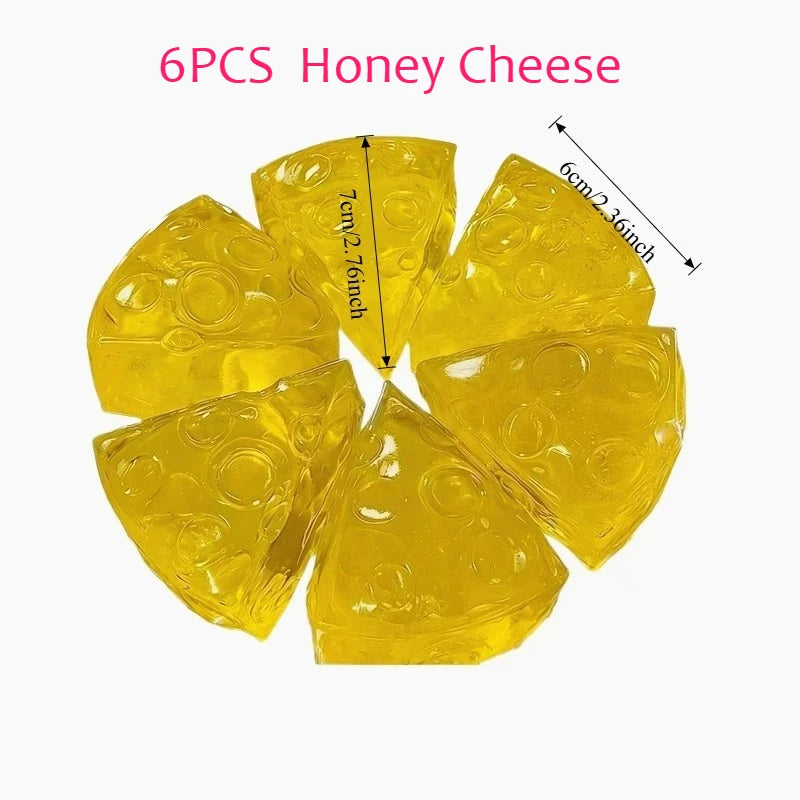 SquishyMania Squishy Honey Cheese Square
