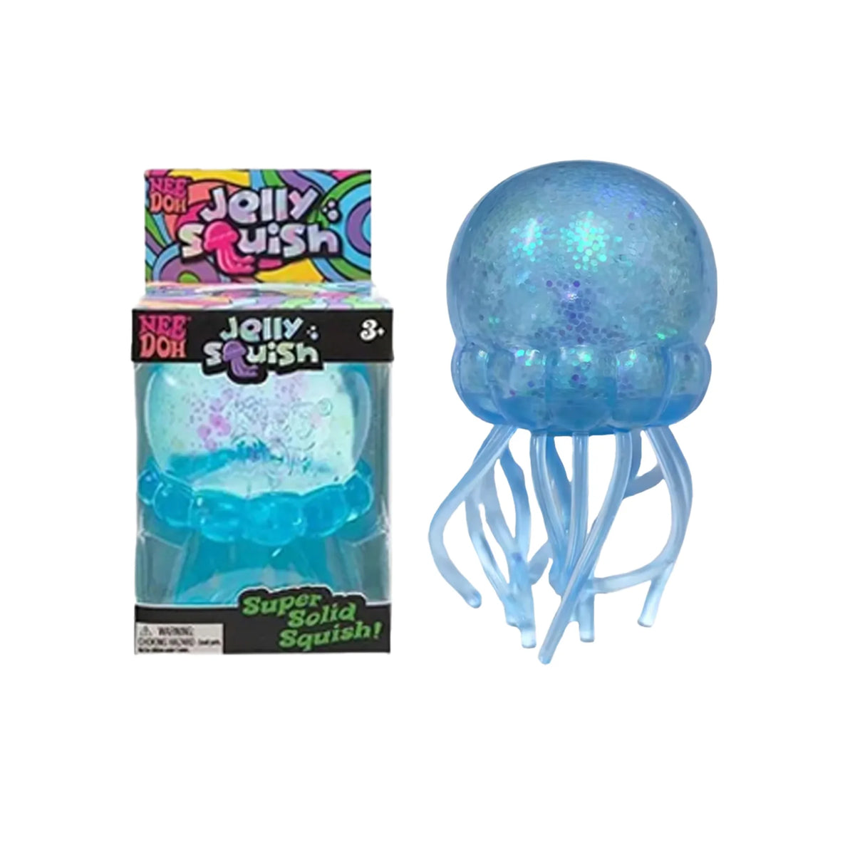 SquishyMania Glitter Octopus Squishy Toy