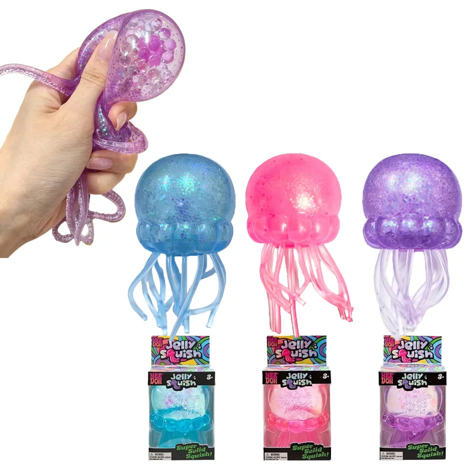 SquishyMania Glitter Octopus Squishy Toy
