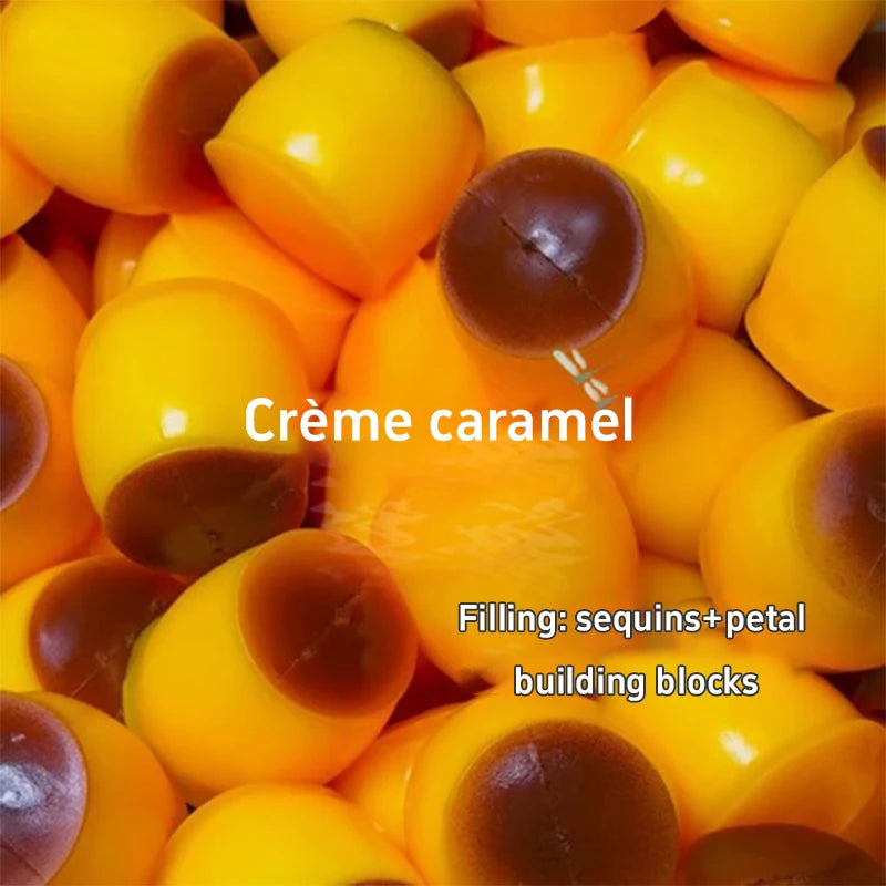 SquishyMania Pudding-shaped Squeeze Ball Caramel