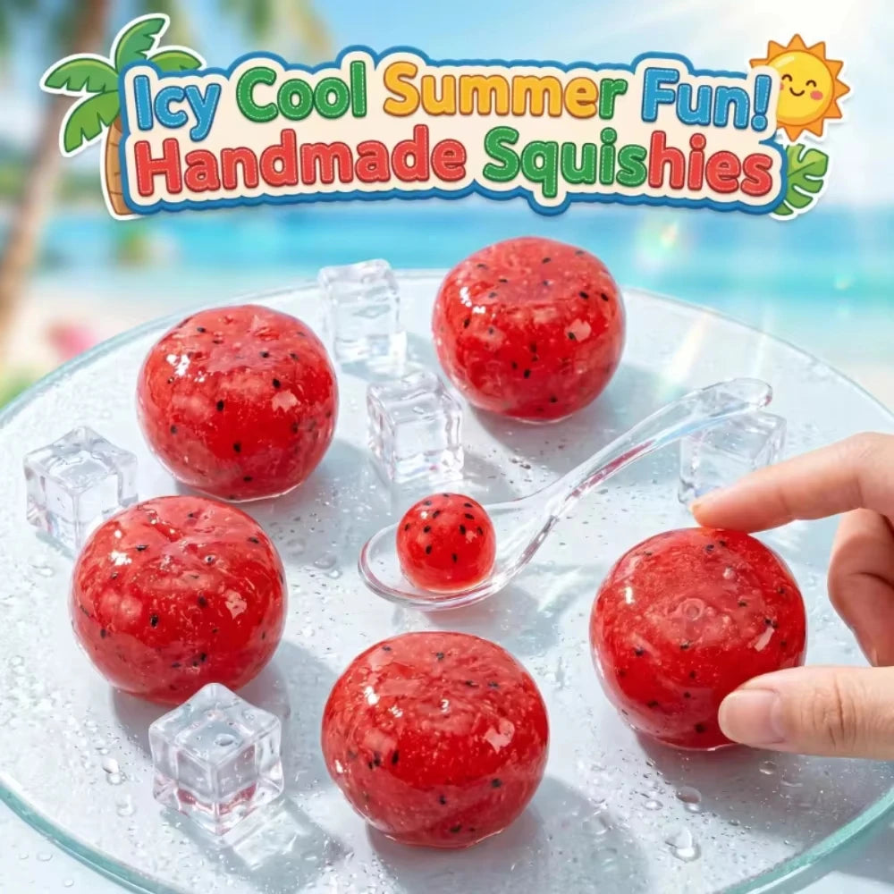 SquishyMania Handmade Watermelon Slushy Squishy
