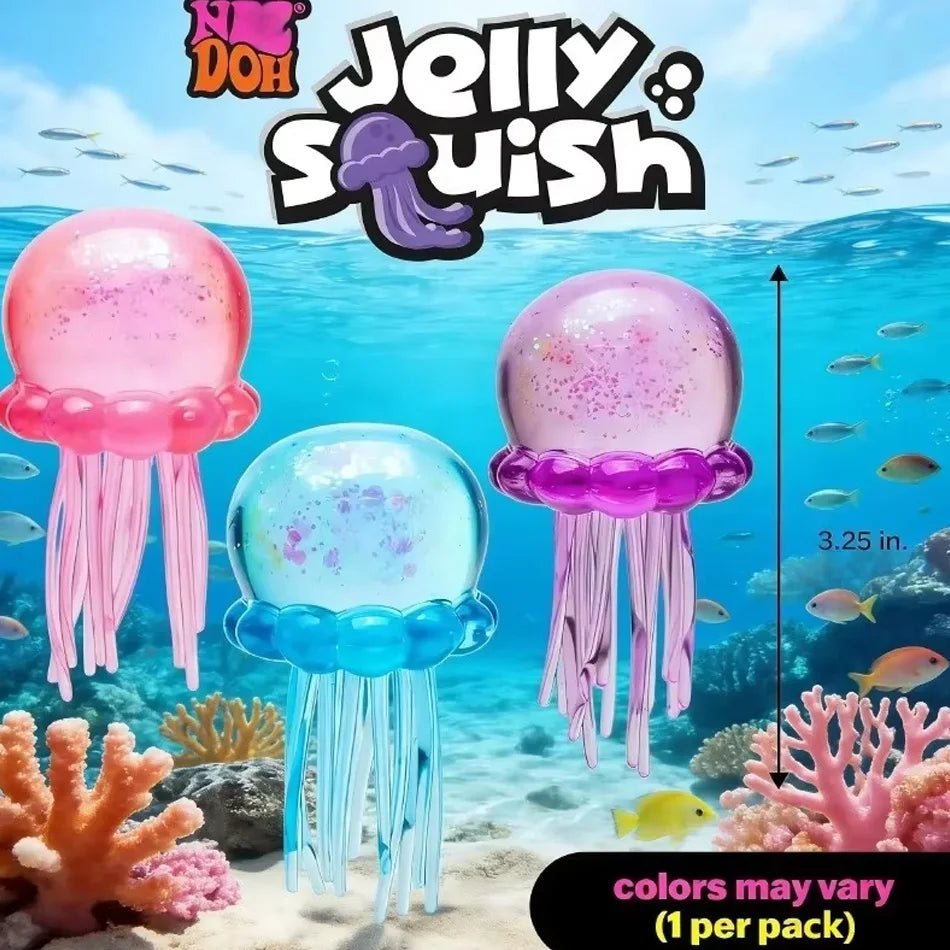 SquishyMania Glitter Octopus Squishy Toy