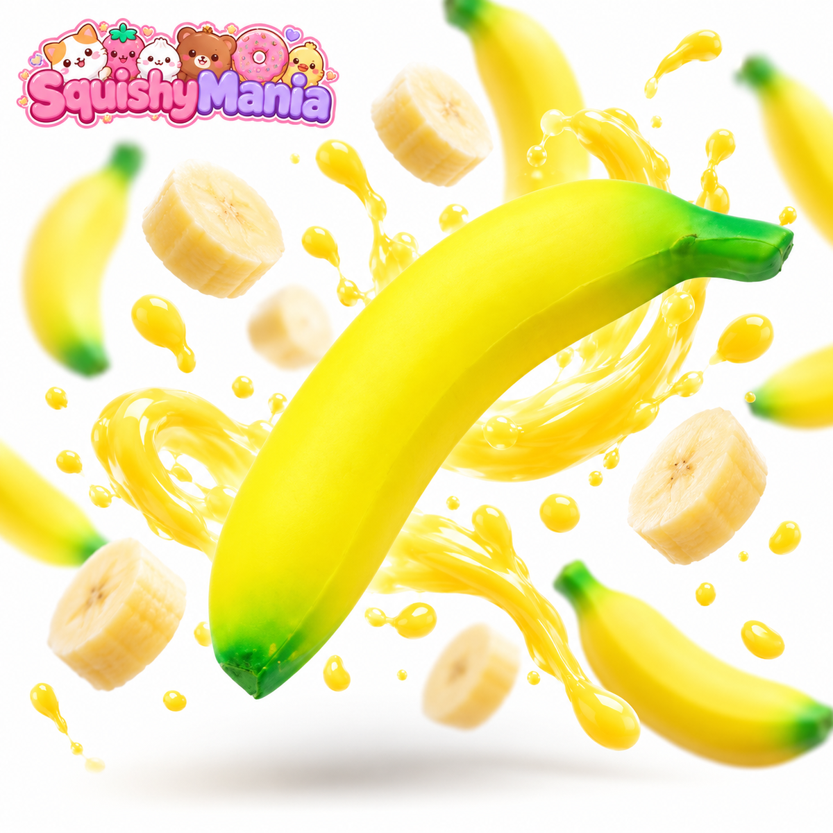 SquishyMania Anti-stress Squishy Banana Slow